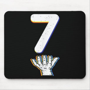 Mousepad Número 7 Correspondente ao Meme 67 do Dia das Brux