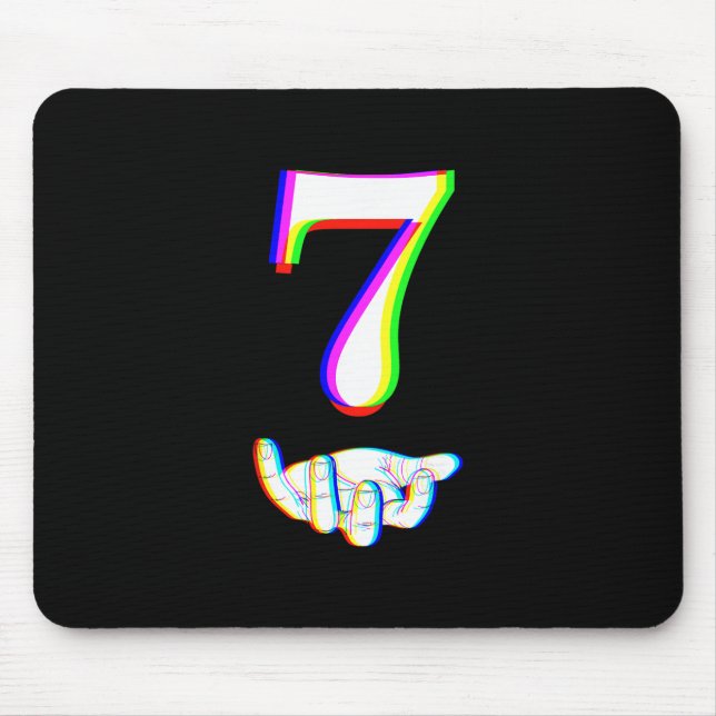 Mousepad Número 7 Traje de Halloween do Meme Correspondente (Frente)