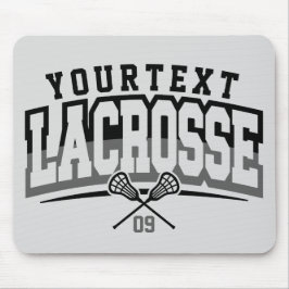 Mousepad Número da Equipe do NOME ADD do Jogador de Lacross