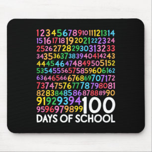 Mousepad Número De Professores Do Dia Da Escola 100 Dias