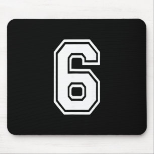 Mousepad Número Divertido 6 67 Fantasia de Meme Grupo Corre