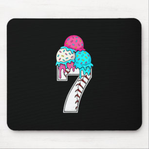 Mousepad Número Divertido 7 Venda Gotejamento 67 Roupa de C