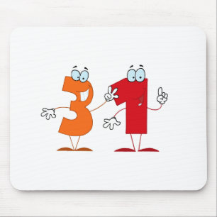 Mousepad Número feliz 31