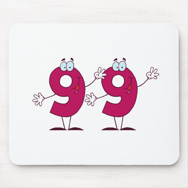 Mousepad Número Feliz 99 (Frente)