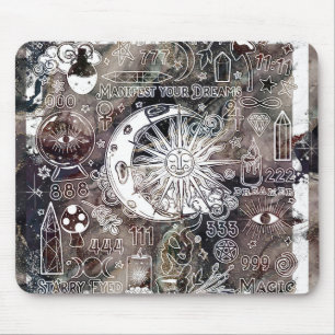 Mousepad Numerologia Sortuda Manifestando Magia Galáxia Gru