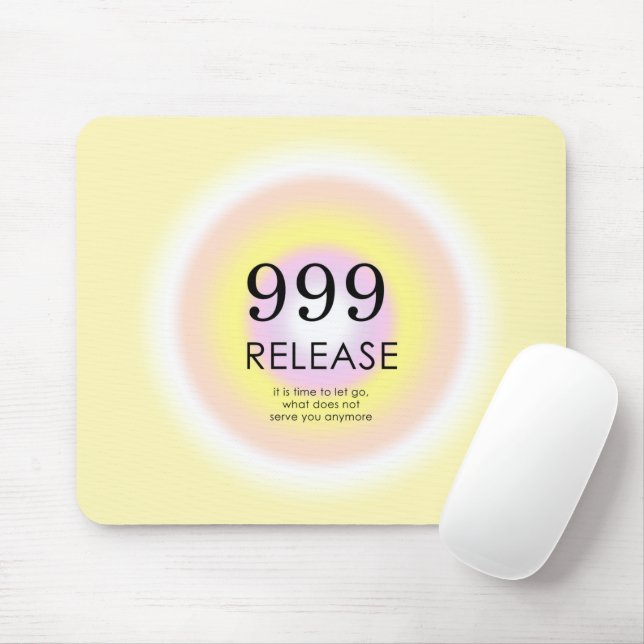 Mousepad Números Anjos Modernos Numerologia Significa 999 (Com mouse)