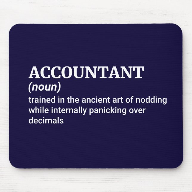 Mousepad Números não mentem - Contador engraçado (Frente)