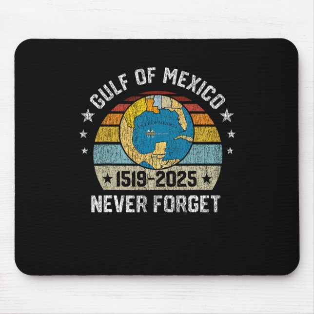 Mousepad Nunca Esqueça O Golfo Do México 1519 2025 (Frente)