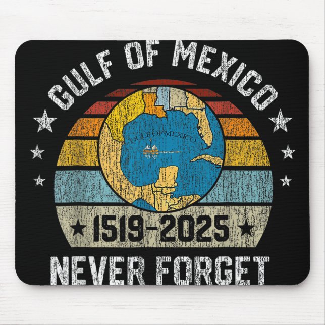 Mousepad Nunca Esqueça O Golfo Do México 1519 2025 (Frente)