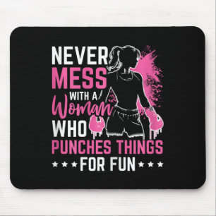 Mousepad Nunca Mal Com Uma Mulher Que Põe As Coisas Por Div