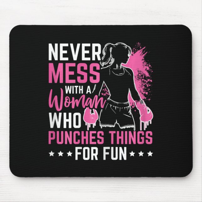 Mousepad Nunca Mal Com Uma Mulher Que Põe As Coisas Por Div (Frente)