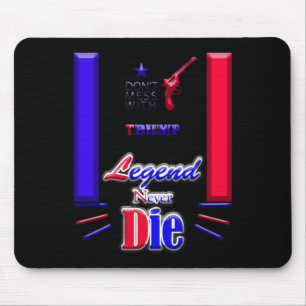 Mousepad Nunca Morra Em Pé Com Donald Trump