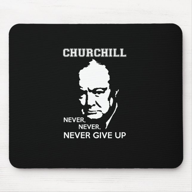 MOUSEPAD NUNCA, NUNCA NUNCA DÊ ACIMA CITAÇÕES DE WINSTON (Frente)