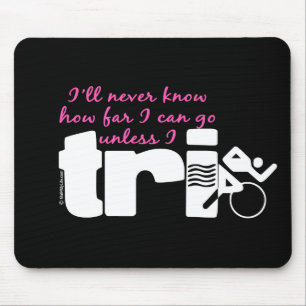 Mousepad Nunca saiba a menos que tri roteiro de I
