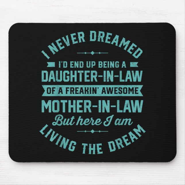 Mousepad Nunca Sonhei Que Eu Acabasse Sendo Uma Filha De Di (Frente)