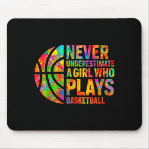 Mousepad Nunca Subestime Uma Garota Que Jogue Basquete Wo