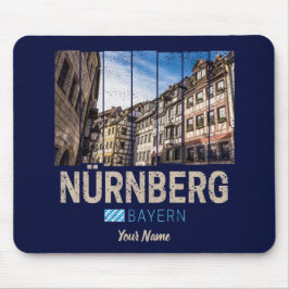 Mousepad Nuremberg Vintage Bavaria Alemanha Souvenir