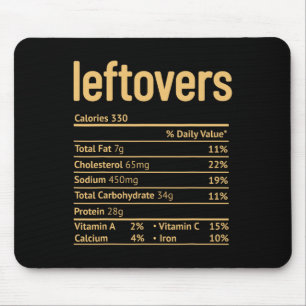 Mousepad Nutrição Fala Divertimento Graças à Comida de Nata