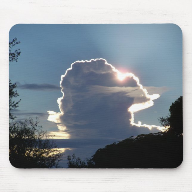 Mousepad nuvem de trovoada bloqueia o sol (Frente)