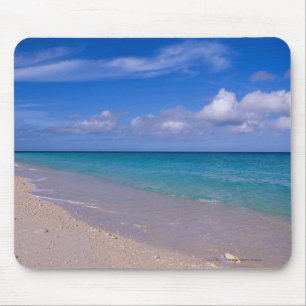 Mousepad Nuvem no céu azul sobre o Sandy Beach
