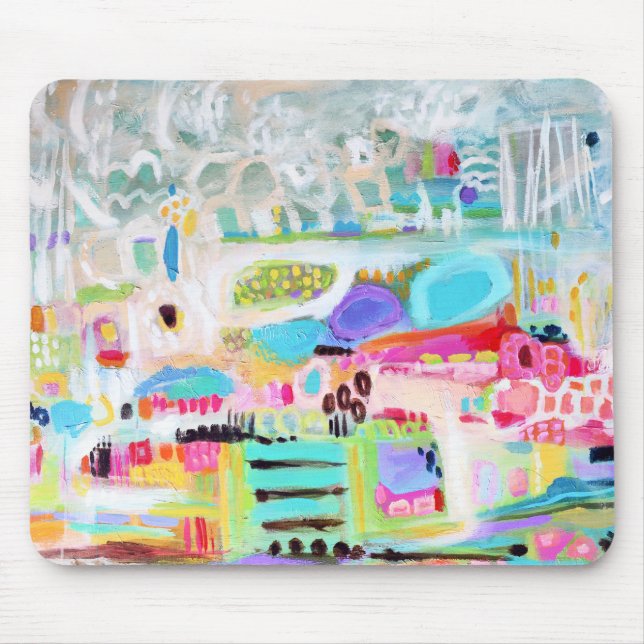 Mousepad Nuvens abstrato (Frente)