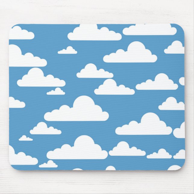 MOUSEPAD NUVENS BRANCAS (Frente)