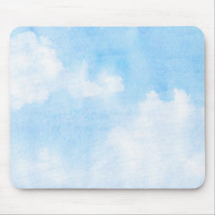 Mousepad Nuvens da aguarela e fundo do céu