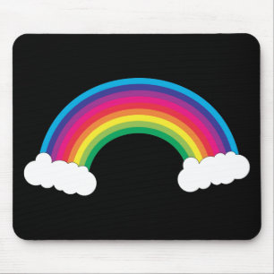 Mousepad Nuvens e Arco-Íris Negros Tortos