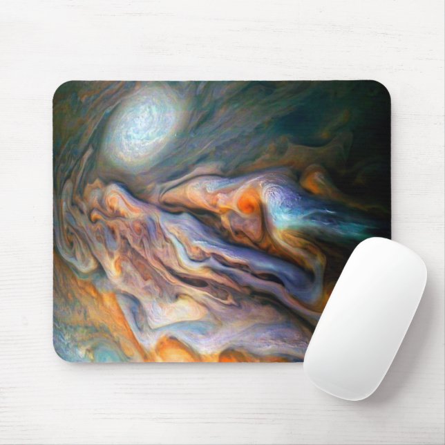 Mousepad Nuvens em espiral Cintura de temperatura do Norte  (Com mouse)