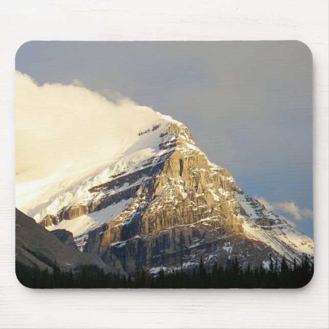 Mousepad Nuvens se livram da montanha Snowy no Canadá (Frente)
