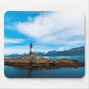 Mousepad Nuvens sobre farol perto de Ushuaia, Argentina