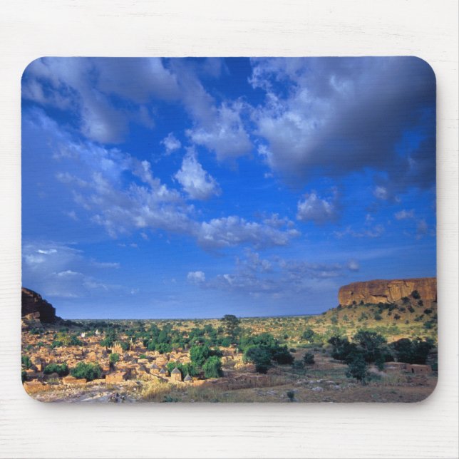 Mousepad Nuvens varrendo o céu sobre o (Frente)