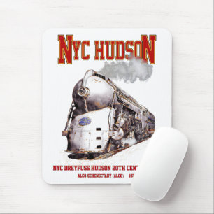 Mousepad NYC Dreyfuss Hudson Loco. 20th Century Limited
