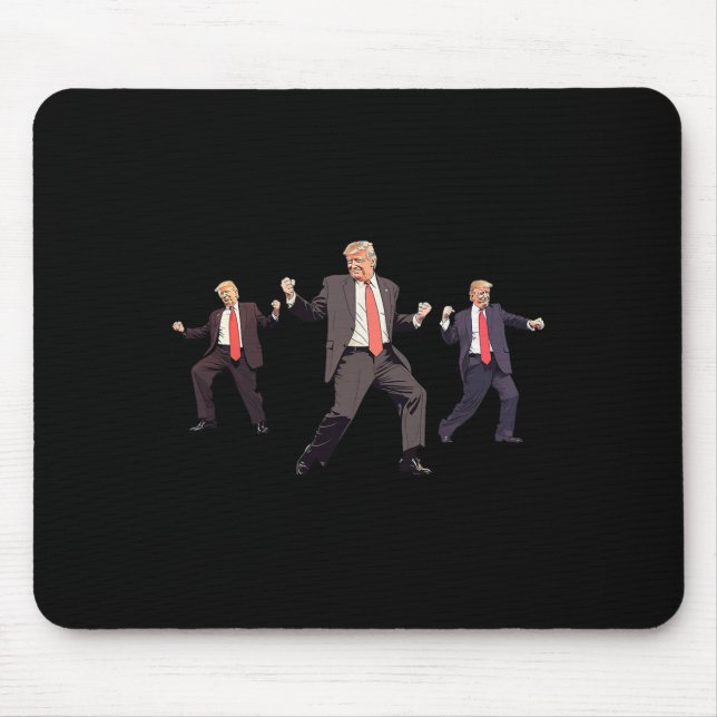 Mousepad O 47º Presidente Donald Trump Dance venceu (Frente)