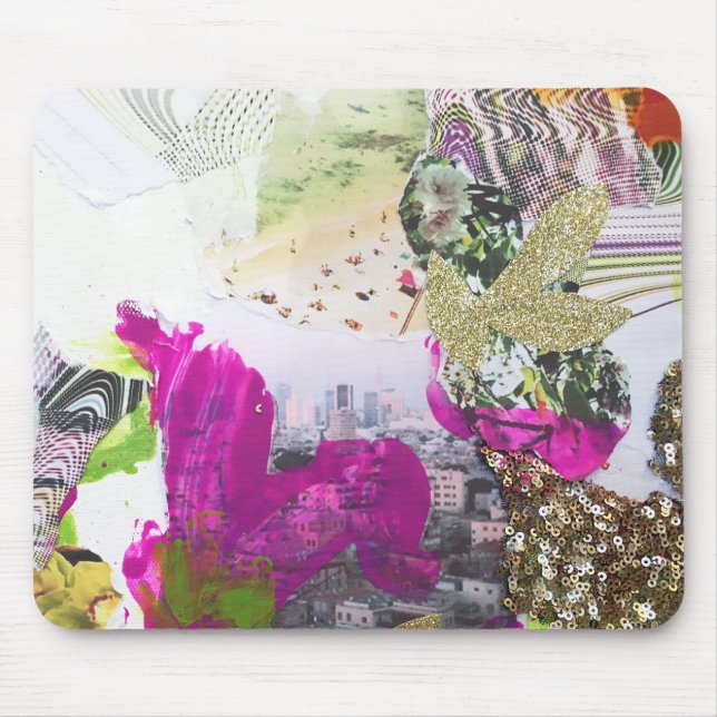 Mousepad O abacaxi sonha a esteira do rato (Frente)