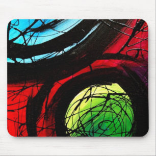 Mousepad O abstrato Funky pontilha a arte