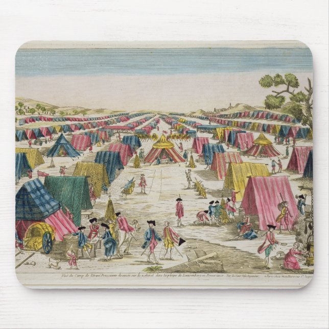 Mousepad O acampamento prussiano do exército, seleccionado (Frente)