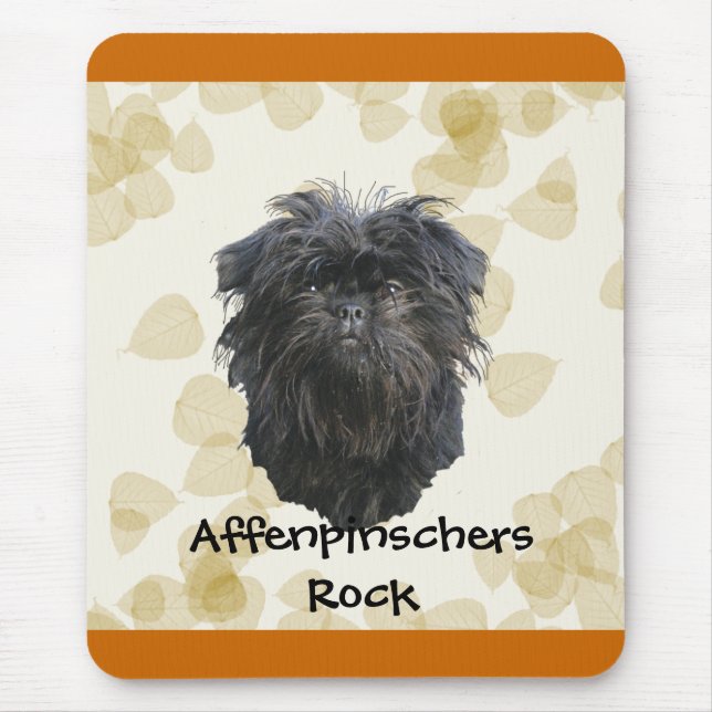 Mousepad O Affenpinscher Tan deixa Motiff (Frente)