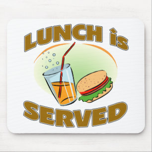 Mousepad O almoço é servido