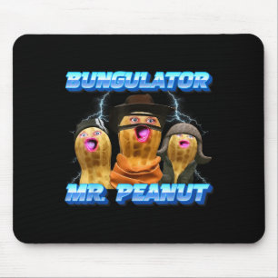 Mousepad O Amendoim Queimado Funny Goop Sr. Peanut Bungulat