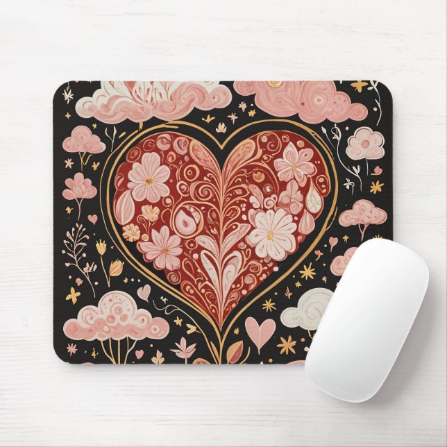 Mousepad O amor está no ar (Com mouse)