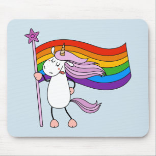 Mousepad O Amor Não Tem Limites Unicórnio