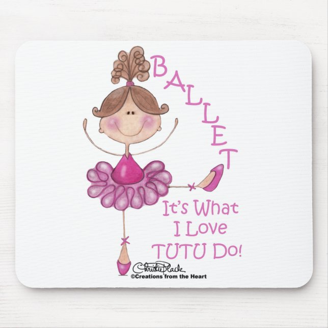 Mousepad O amor "TUTU" faz! (Frente)