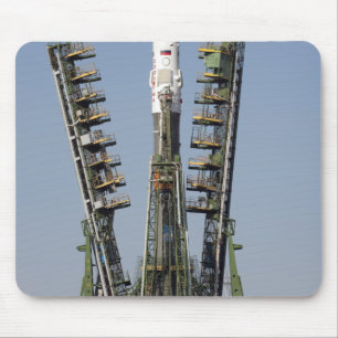 Mousepad O andaime de lançamento é colocado no lugar