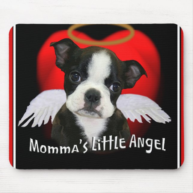 Mousepad O anjo pequeno de Momma (Frente)