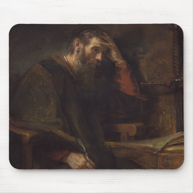 Mousepad O apóstolo Paul, c.1657 (óleo em canvas) (Frente)