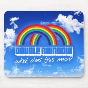 Mousepad O arco-íris dobro, o que faz este meio?