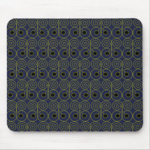 Mousepad O art deco inspirou o tapete do rato espiral do