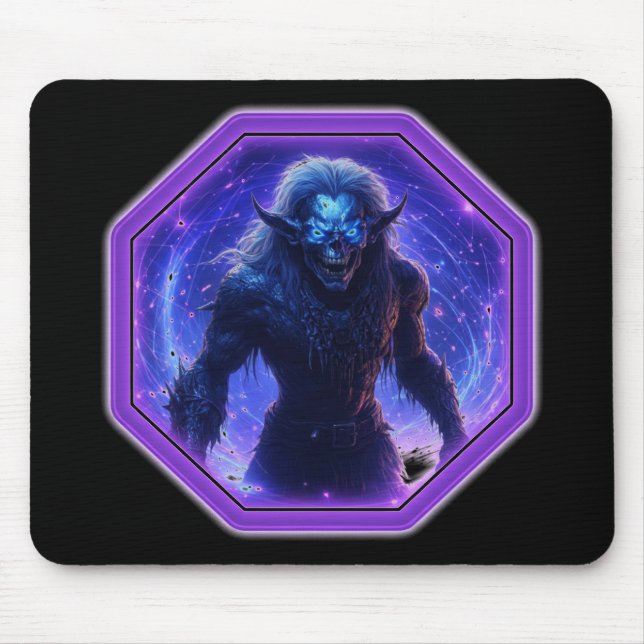 Mousepad O Aswang Emerge de um Portal Estelar (Frente)