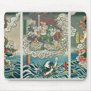 Mousepad O ator Ichikawa Ebizo V como a deidade Fudo Myoo